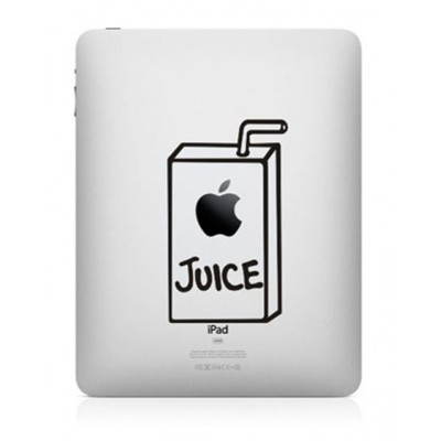Apple Juice iPad Decal